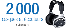 La plus grande sélection de casques et écouteurs du Web