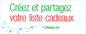 Cr�ez et partagez votre liste cadeaux