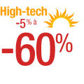 Produits High-tech en solde de -5% à -60%