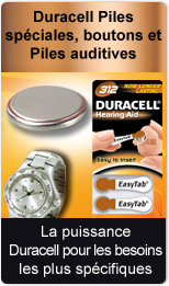 Duracell Piles speciales
