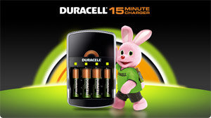 Duracell Chargeur 15 Minutes
