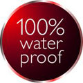 100% waterproof
