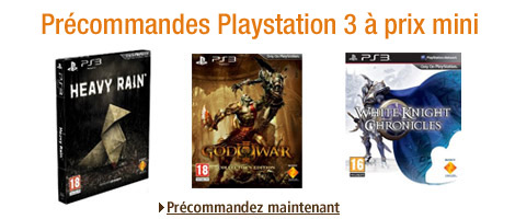 SONY pr�commandes PS3 � petit prix