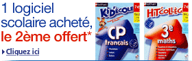 Kid'�cole ou Hit Coll�ge 2008 : 1 logiciel scolaire achet� = 1 offert