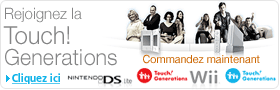 Jeux Touch! Generations Nintendo Wii et DS