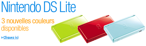 Nouvelle couleur consoles Nintendo DS