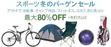 秋の自転車特集 スポーツ 冬のバーゲンセール