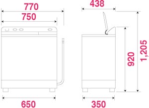 Haier+5.5kg�񑅎�����@+�z���C�g JW-W55C(W)