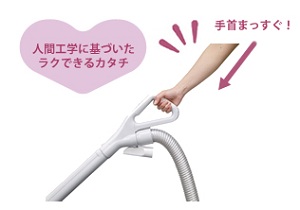 人間工学に基づいたラクできるカタチ