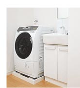 パナソニック 6.0kg ドラム式洗濯乾燥機【左開き】(クリスタルホワイト)Panasonic「プチドラム」 NA-VD100L-W