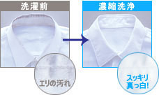 洗濯前 洗濯後の比較画像