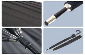 煌(kirameki) 16本骨傘 親骨65cm デュポン社製撥水加工 2013年モデル