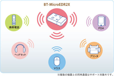 BT-MicroEDR2X構築事例
