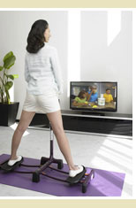 テレビを見ながら