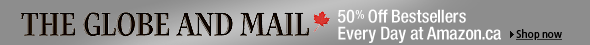 Save 50% on Globe and Mail Bestsellers