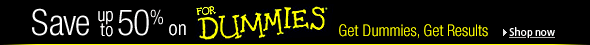 Save up to 50% on Dummies Books