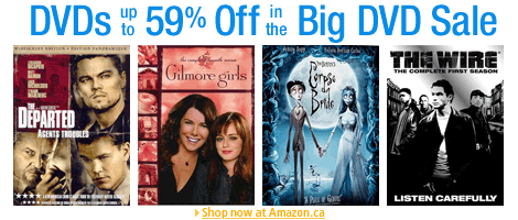 The Big DVD Sale: DVDs up to 59% off
