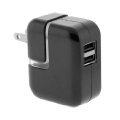 GTMax Black (Blue LED) 2-Port USB Home Wall Travel for Amazon Kindle