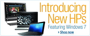New HPs featuring Windows 7