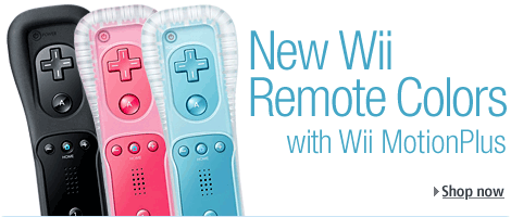 New Wii Remote colors with Wii MotionPlus
