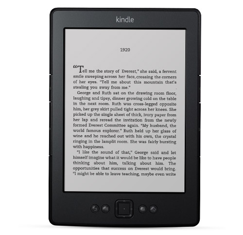 Kindle - small, light, perfect for reading