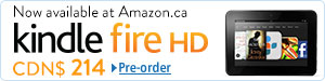 Kindle Fire HD at Amazon.ca