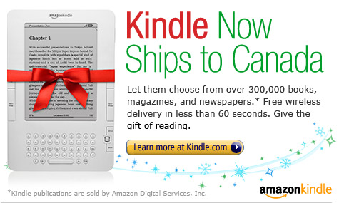 Kindle with Global Wireless Now Shipping to Canada