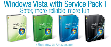 Microsoft Windows Vista with Service Pack 1