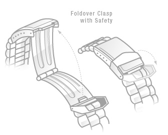 Foldover with Safety Clasp