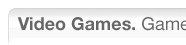 Video Games