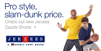 Jerzees Dazzle Shorts - Pro style, slam-dunk price. Check out new Jerzees Dazzle Shorts