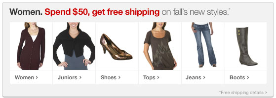 Women.Spend 50 dollars get free shipping on falls new styles