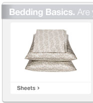 Bedding Basics. 3 Bedding items pictured