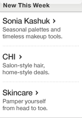 New This Week in Sonia Kashuk CHI and Skincare