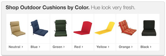 Shop Outdoor Cushions by Color.7 colors shown