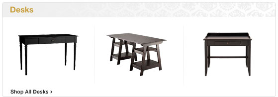 Desks.3 desks shown