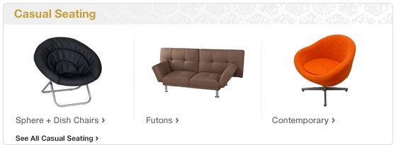 Casual Seating.3 item shown