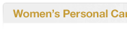 Womens Personal Care