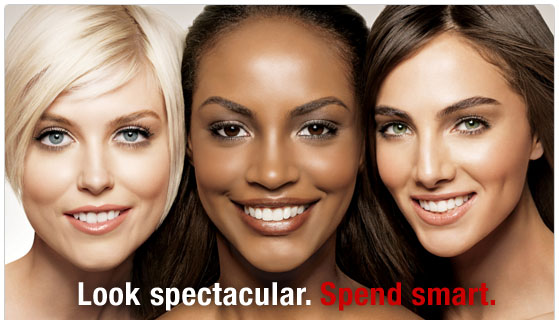 Look spectacular.  Spend smart.