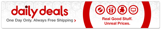 Daily Deals one Day only. Always free shipping.real good stuff unreal prices