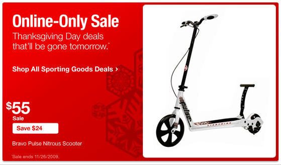 Online-Only Sale. Thanksgiving Day deals that will be gone tomorrow. Shop All...