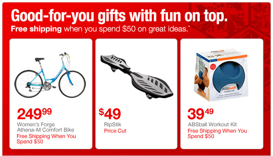 Good-for-you gifts with fun on top. Free shipping when you spend 50 dollars...