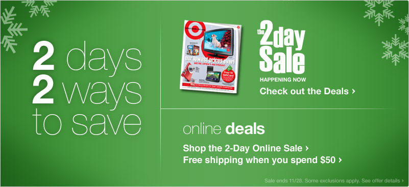 2 days, 2 ways to save. 