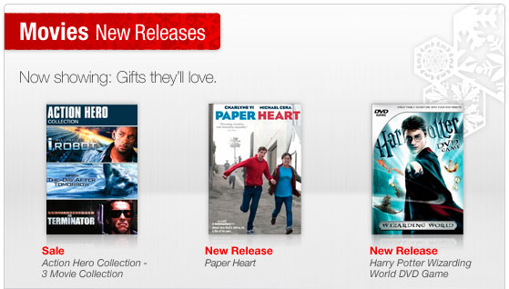 Movies New Releases.1 sale movie and 2 New Release movies shown