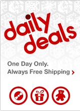 daily deals. one day only. always free shipping.