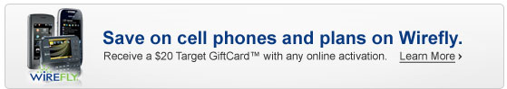 Save on cell phones and plans on Wirefly.