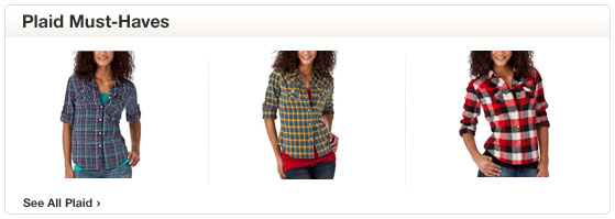 Plaid must-haves.3 plaid shirts shown