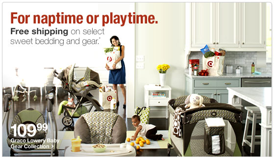 For naptime or playtime. Free shipping on select sweet bedding and gear