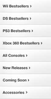 Wii Bestsellers. DS Bestsellers. PS3 Bestsellers. Xbox 360 Bestsellers. All...