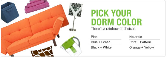 Pick your Dorm Color.